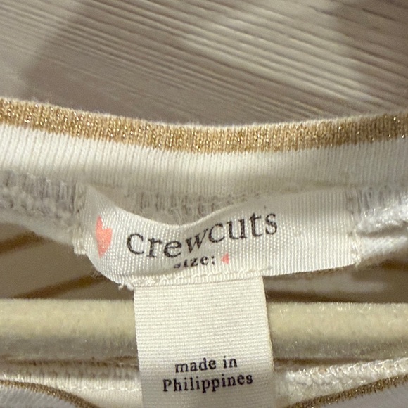 Crewcuts Gold Striped and Plaid Long Sleeve Tee - Picture 2 of 4